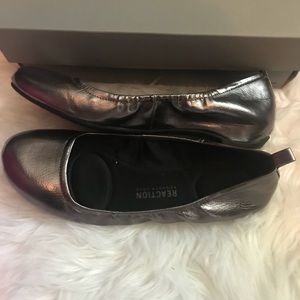Metallic Silver/Pewter Ballet Flat - Size 10/11